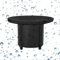 Housse de protection pour brasero ronde, étanche, anti-UV, diamètre 100 cm, tissu Oxford 420D, pour extérieur, jardin, terrasse, chauffage de barbecue, housse de protection noire