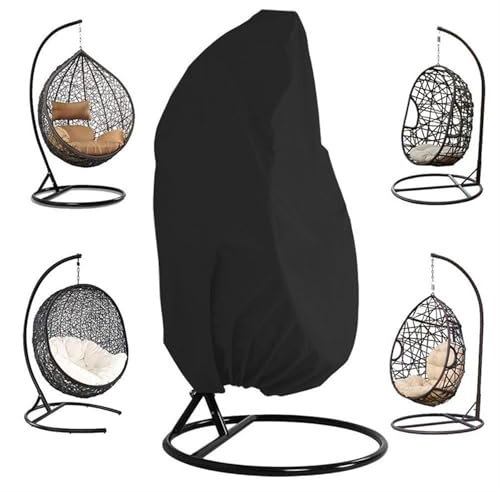 Stuhlhussen FüR Eier Wasserdicht Eierschalen-Abdeckung for den Außenbereich, Hängesessel-Abdeckung, Terrasse, Garten, Schaukel-Abdeckung, wasserdicht, staubdicht, Eier-Stuhl-Abdeckung HäNgesitzbezug F
