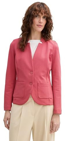 TOM TAILOR Damen 1038703 Blazer, 11016-Berry Red, M
