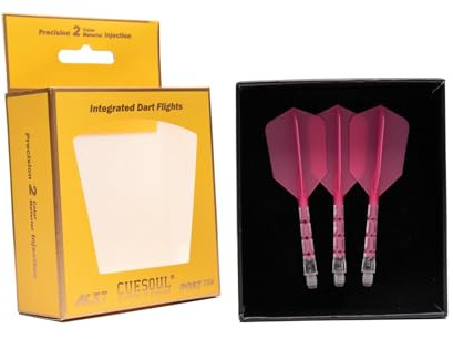 CUESOUL ROST T19 Integrierter Dartschaft und Flight Slim Shape, 3er-Set