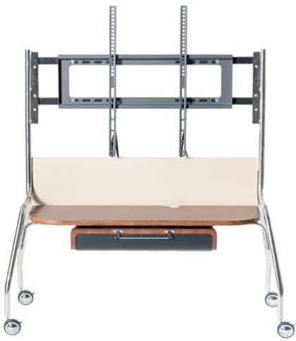 IATUPKE Fernsehständer TV-Ständer TV-Ständer Rollbarer TV-Ständer Mobiler TV-Wagen auf Rädern TV-Ständer für 55 bis 85 Zoll Fernseher Boden-TV-Wagenständer mit Ablagefach TV-Halterung TV-M