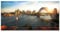 Postereck - 3568 - Panorama, Sydney Australien Skyline Meer - Wandposter Fotoposter Bilder Wandbild Wandbilder - Leinwand - 120,0cm x 60,0cm