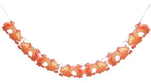 ERINGOGO Banner Decor Neue Jahr Szene Layout Requisiten Chinesische Neue Jahr Liefert Dekorative Bunting