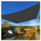 Toldo parasol negro de 2 m x 3 m, impermeable, transpirable, resistente a los rayos UV, fácil de instalar, con kit de herramientas, ideal para cubierta de tienda de campaña de patio