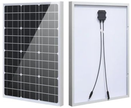 Panneau solaire 100 W 12 V monochrome, système photovoltaïque pour camping-car, maison et baie, haute efficacité et fiabilité maximale