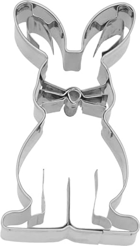 Birkmann, Ausstechform Hase sitzend, Edelstahl, 2,5×4×7 cm