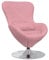 vidaXL Fauteuil Œuf en Velours Rose