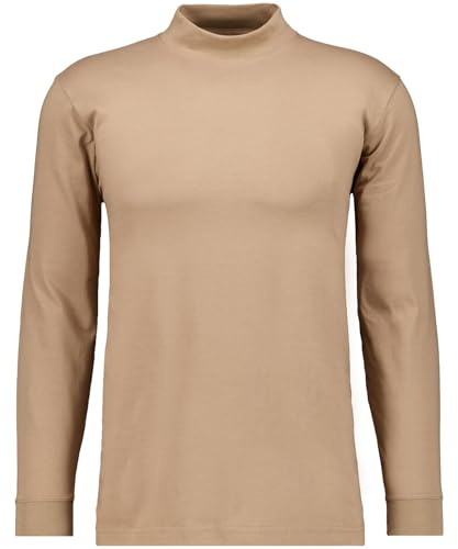 RAGMAN Herren Stehkragenshirt Langarm