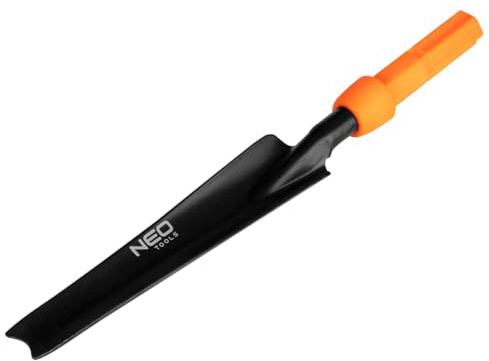NEO TOOLS Schmale Pflanzkelle für NEO Click System, Kompakte Gartenkelle | Aus robustem Karbonstahl, Vielseitiges Spatenwerkzeug zum präzisen Pflanzen, Umtopfen, Mischen von Erde & Dünger