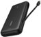 Belkin Gaming Batterie Externe 20000mAh, 30W avec câble USB-C intégré (Recharge Rapide USB-C PD, Chargeur Portable pour Nintendo Switch 2, iPhone 16, iPad Pro, Galaxy S25, etc., Noir)
