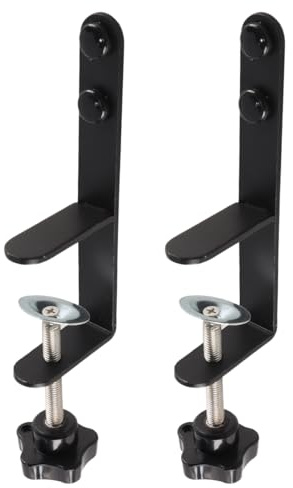 Enwye 1 Ensemble de Clips de Fixation pour Panneau perforé, Accessoires de Montage pour Organiser Les Outils, Les ustensiles, Clips de Support pour l'installation du Panneau perforé, Robustes