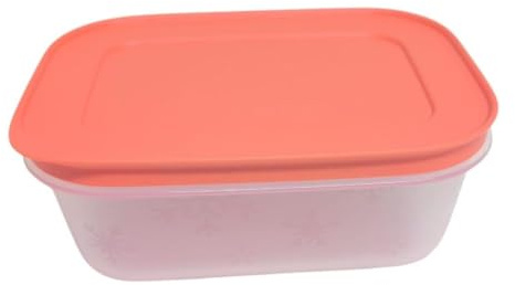 Tupperware Sistema de nevera Eidgenosse - Juego de recipientes compactos modulares para frigorífico (amarillo 1 litro) (naranja 450ml)