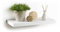 Modul'Home 6RAN791BC Etagère Flottante Panneau/MDF Blanc 50 x 22,8 x 3,4 cm