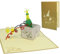 LINPOPUP® 3D Karte Geburtstagskarte Glückwunsch Gutschein Champagner(#133)