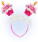 Amakando Happy Birthday Kopfschmuck Haarreif Geburtstag Kopfbügel Kindergeburtstag Kuchen Haarschmuck Diadem Jubiläum Cupcake Haarreifen