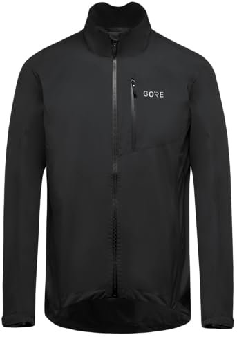 GORE WEAR Herren Gore-tex Paclite Jacke, Schwarz, L EU