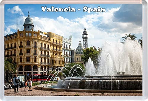 Valencia - Spain - Fridge Magnet 96 x 67 mm JUMBO SIZE BBSM1656
