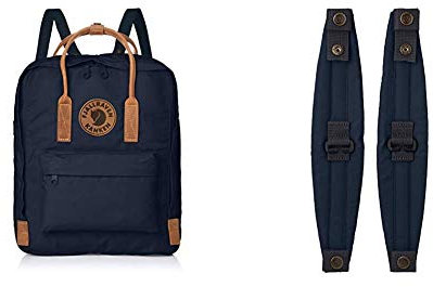 FJÄLLRÄVEN Unisex Rucksack Kånken No. 2, blau (Navy), 38 x 27 x 13cm, 16 liter, F23565-560 & Kånken Shoulder Pads Accessories Bags And Backpacks, Navy, 32 cm