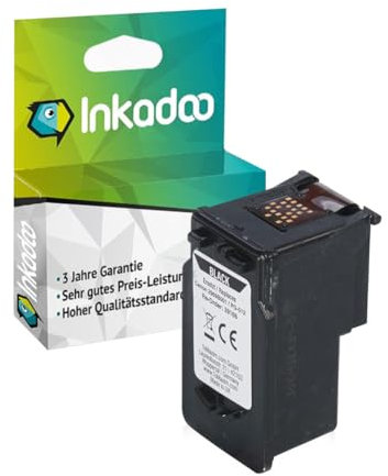Inkadoo Tinte für Canon PG-512 / CL-513 (Black) Pixma MP 280 Pixma MX 320 Pixma MP 499 Pixma MX 330 Pixma MX 410 Tintenpatrone, Druckerpatrone, Patronen, Druckertinte