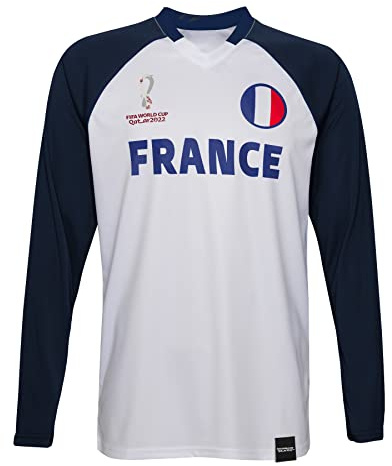 FIFA Jungen Official World Cup 2022 Classic Long Sleeve - France T-Shirt (1er Pack)