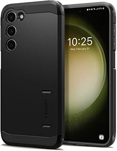 Spigen Tough Armor Hülle Kompatibel mit Samsung Galaxy S23 5G -Black