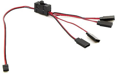 DAGIJIRD RC 4-Wege LED Licht Controller Schalter Y Draht Split Kabel für TRX-4 SCX10 1/10 RC Crawler