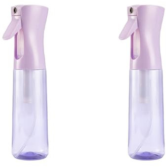 YRUISI Flacone spray per capelli, 2 pezzi, vuoto, elegante, per piante, pulizia, cura della pelle, contenitore spray ergonomico ricaricabile (viola, 200 ml)