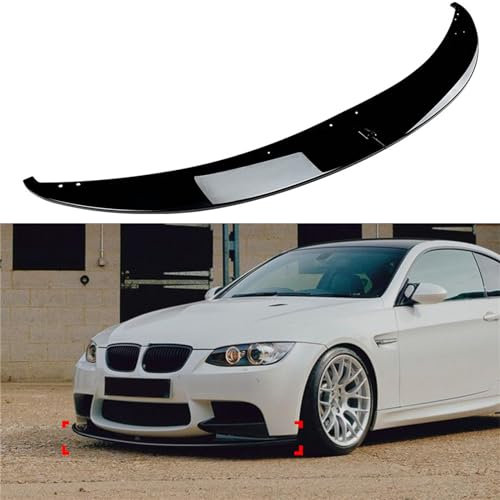 Auto Frontlippe Spoiler für BMW 3 Series M3 E90 E91 E92 E93 2006 2007 2008 2009 2010 2011 2012 2013, Frontstoßstangen Lippenkörper Autoteile Autoantikollisionsschutz,- Black