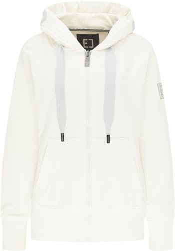 Elbsand Zipjacke Kelda Hood in Weiß, Größe XL