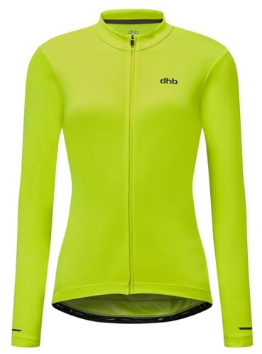 dhb Womens Long Sleeve Jersey 2.0 Yellow L