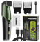 Vacuum Beard Shaver for Men, Vakuum-Bartrasierer für Männer, Vakuum-Barttrimmer für Männer, Herren Elektrisch Rasierapparat, Bartschneider-Set, IPX6 Wasserdichte Bartschneider mit 2 Kämme