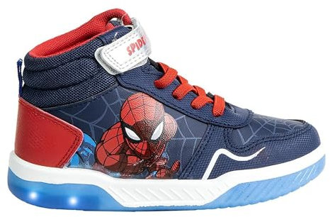 CERDÁ LIFE'S LITTLE MOMENTS Deportiva Suela PVC Con Luces Spiderman Leichtathletik-Schuh, Dunkelblau, 33 EU