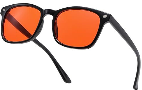 Musivon Blaulichtfilter Brille Herren Damen - Gaming Brille Anti Blaulicht - Computer Blaulicht Blocker Pc Brille