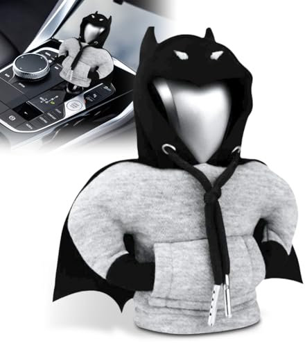 Schaltknauf Hoodie Fledermaus - Universal Auto Schalthebel Abdeckung - Lustige Dekorative Haube für Schalthebelabdeckung