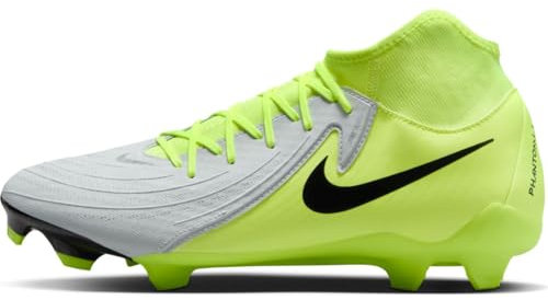 Nike Phantom Luna II Academy FG/MG, Zapatillas de fútbol Hombre, Metallic Silver/Black/Volt, 39 EU