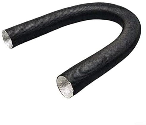 EXTRWORY 80-300cm Heating Duct,Heater Flexible Aluminium Foil Duct Hose Pipe, 42mm Diameter,Heat Resistant Ventilation Intake Hose(80cm)