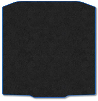 Skoda Octavia (2013-2020) Carpet Boot Mat | Blue Edge Trim Tailored Fit Boot Liner Full Coverage Protection Accessories Easy Clean Anti Slip Made in the UK