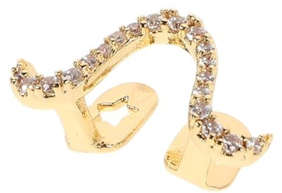 HAPINARY Tooth Cap Für Goldene Vampirzähne Grills Schmuck Mit Mundstück Für Halloween-party Und Kostümaccessoires