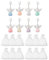 COYUN Schutzengel Gastgeschenke Hochzeit 12 Stück Schlüsselanhänger Schutzengel +12pcs Organza Beutel,Schutzengel Anhänger Geschenkanhänger Gastgeschenke Für Geburtstag Taufe Hochzeit Kommunion Party