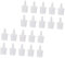 Happyyami 50pcs Eyelash Extension Glue Bottle Replacement Tips Precision Applicator for Beauty Salons and Personal Use Fine Workmanship for Practicality and Easy Storage