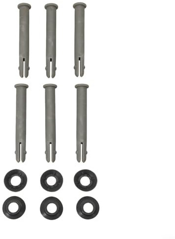GLFLOW Perno di ricambio e anello di tenuta P61759 per piscine Power Steel – Confezione da 6, lunghezza 80 mm, compatibile con tutti i modelli
