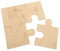 Amosfun 4 Pièces sous Verres Bois Puzzle Résistants à Chaleur pour Tasses Accessoires de Créatifs Bois pour Protection