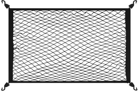 WWITH Gepäcknetz Auto für VW T-ROC/T-ROC R, Kofferraum Netz Auto Elastisch Gepäckfixierung Trennnetz Auto Innenraum Zubehör,A Single Layer-60 * 40cm
