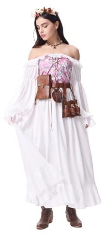 Costume Carnevale Donna Costumi Donna Carnevale Vestiti Adulta Xxl Vestito Principessa Adulta Vestiti Vestito Principessa Rosso Contadina Costume Medievale Rosa Abito Celtico Abiti Da Costumi Abito