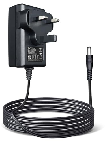 Vandefier 12V 1A 1000ma 12W Power Supply Adapter with 1.8M Long Cable 0.8A 0.5A AC DC Adapter for LED Strip Lights, CCTV Cameras, Speakers, Routers, Scanners, etc (UKCA Listed)