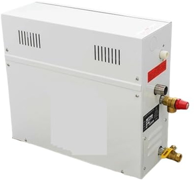 Sauna-Dampfgarer, Dampfgenerator 220/380 V For Zuhause, Sauna, Bad, Spa, Dampfdusche, 9 KW/6 KW, Digitaler Regler, Nebelmaschine(WHITE)