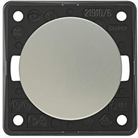 Berker Aus/Wechsel-Schalter silber Farbe->silber