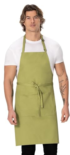 Chef Works Unisex Butcher Apron | Commercial-grade protection for busy professional kitchens, offering durable coverage suited for chefs and butchers.