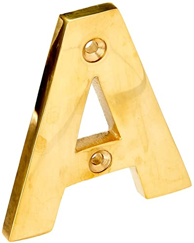 From the Anvil 83801A Letter A - Polished Brass