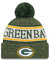 New Era ONF18 Sport Knit Bommelmütze Green Bay Packers Grün, Size:ONE Size